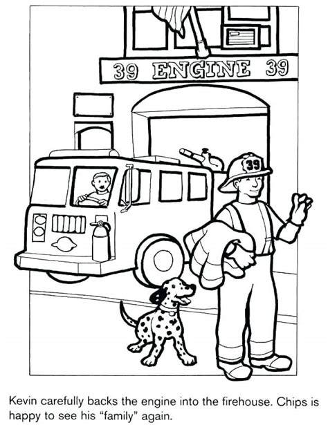 Fire Safety Week Coloring Pages At Free