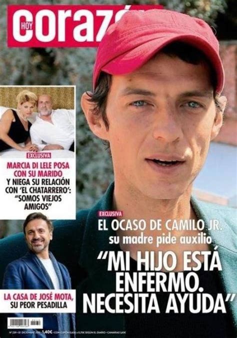 El Ocaso De Camilo Jr En Hoy Corazón Revista Corazón Bekia