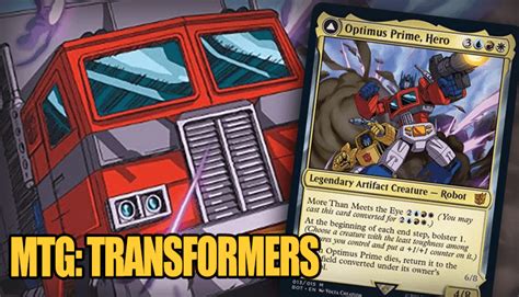 New Transformers Magic The Gathering Cards Revealed