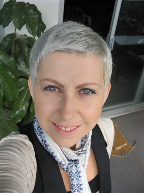Now, my hair is still salt and pepper and my friends that color their hair, told me to never color again! 6 Months After Chemo | Flickr - Photo Sharing!
