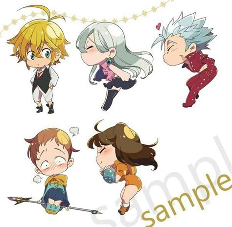 Seven Deadly Sins Chibi Characters