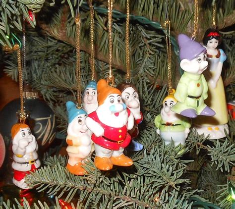 Snow White And The Seven Dwarves Christmas Ornaments Bone China