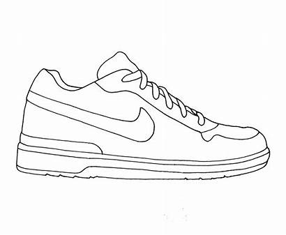 Nike Shoes Jordan Clipart Air Shoe Template