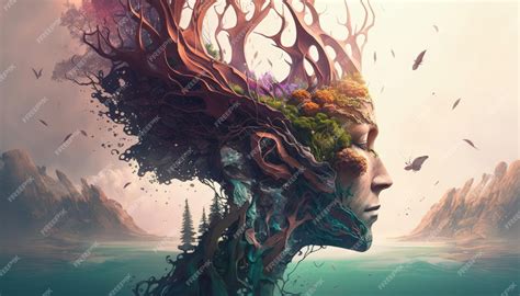 Premium AI Image | Embracing the Outdoors The Healing Power of Nature