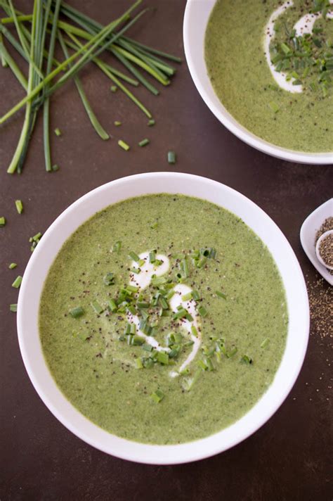 Creamy Broccoli Spinach Soup Foodwhirl