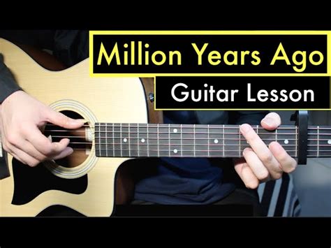 Music video by adele performing million years ago. Adele - Million Years Ago | Guitar Lesson Chords Chords ...