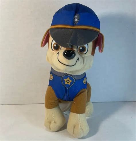 Nickelodeon Paw Patrol Chase 14 Plush Police Dog Stuffed Animal Brown