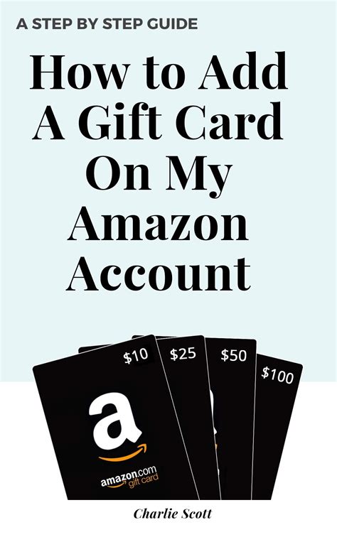 How To Add A Gift Card On My Amazon Account Multiple Ways To Add A