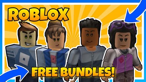 Free Items How To Get 4 Free Bundles Roblox Youtube