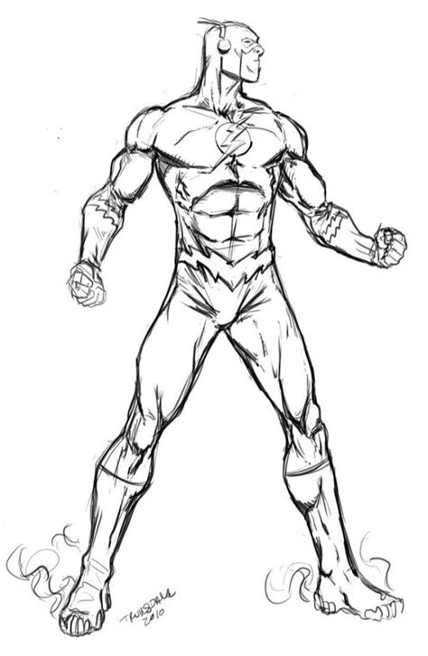 Flash para pintar, colorear e imprimir | Flash dibujo, Superheroes