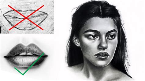 Crtanje Lica Kako Da Nacrtaš Usne Youtube