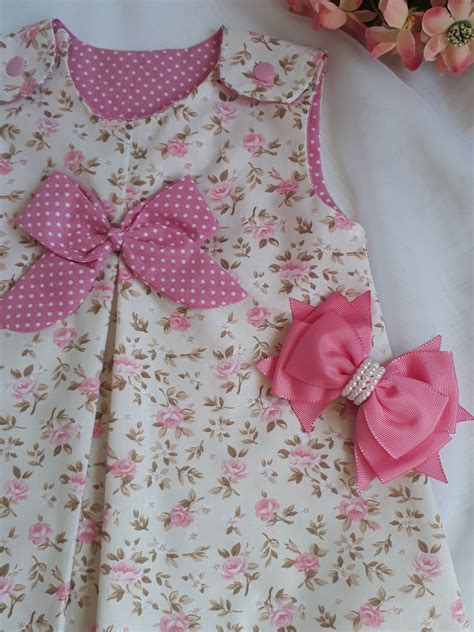 vestido infantil em tecido 100 algodão elo7 produtos especiais