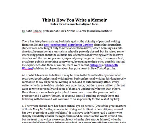 This Is How You Write A Memoir Verbaleyze