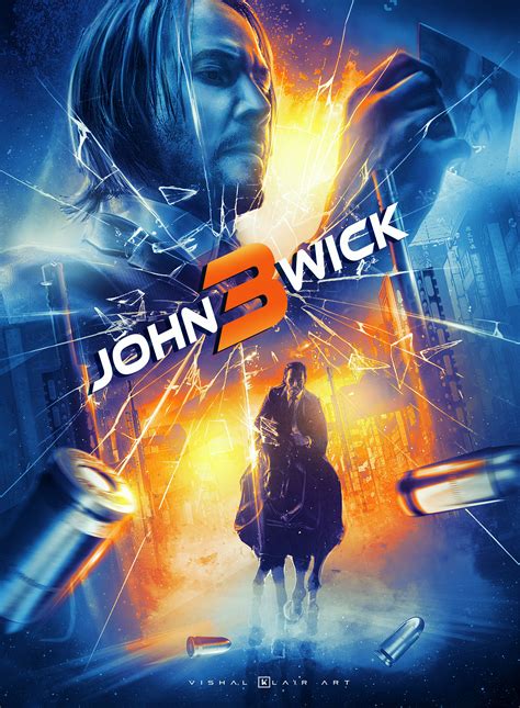 I'm not afraid of john wick. Check out my @Behance project: "John wick 3 :Poster Art ...