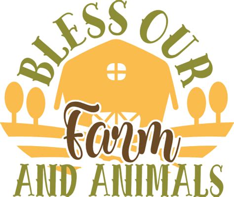 Bless Our Farm And Animal Barn Farmhouse Free Svg File Svg Heart