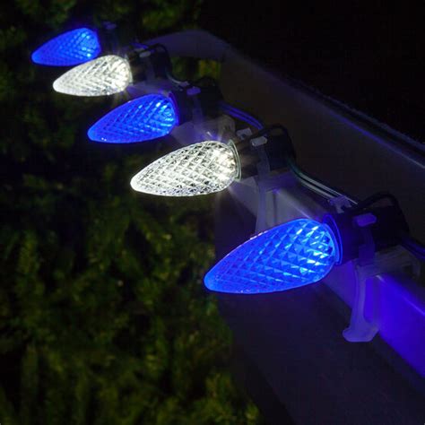 Christmas Lights C9 Blue Cool White Opticore Commercial Led