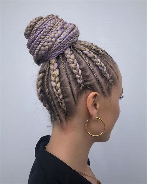 25 incredibly nice ghana braids hairstyles images, photos in 2020. Latest Feed in Braids Styles 2020 to Look Awesome