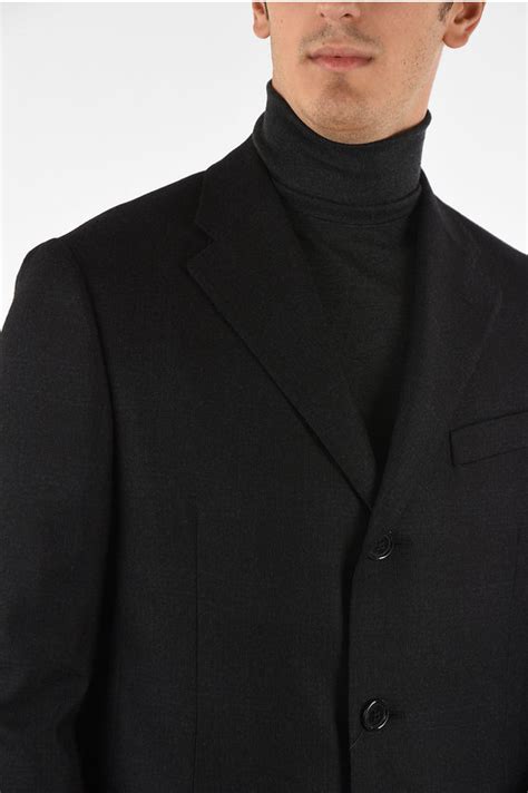 Men's sizes are divided according to normal, slim and smaller sizes. Corneliani three-quarter length 3-button coat men ...