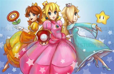 Peach Daisy And Rosalina Mario Amino