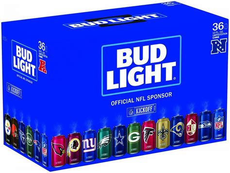 Bud Light Leverages Nfl Sponsorship To Create 36 Can Collectible Pack