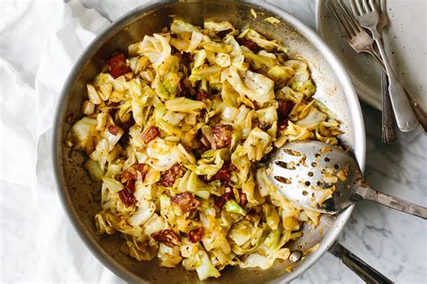 Cabbage Recipes Southern Southern Fried Cabbage Bacon Fried Cabbage Sauteed Cabbage Cabbage
