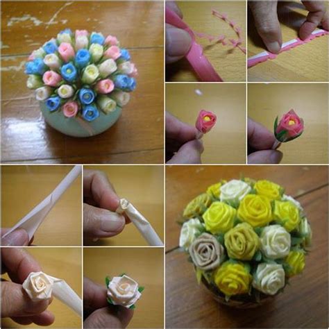 Cara Membuat Kalung Bunga Dari Kertas Terbaru