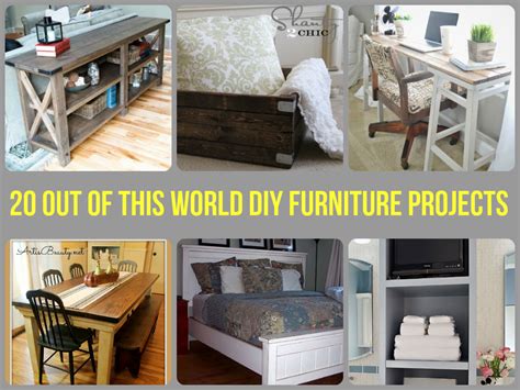 20 Out Of This World DIY Furniture Projects