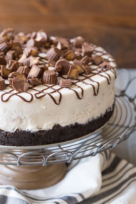Peanut Butter Cup Ice Cream Cake Lovely Little Kitchen