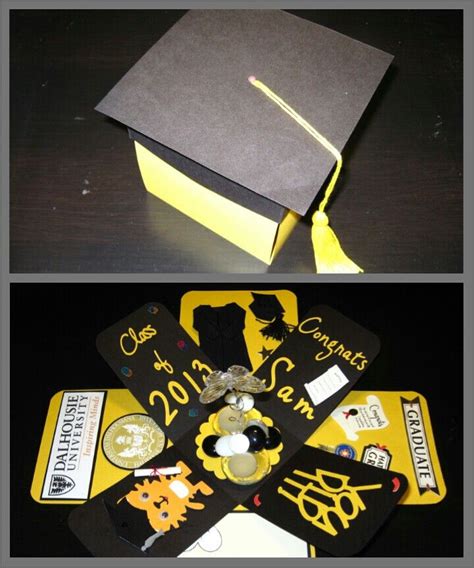 Graduating is a landmark achievement in one's life and is certainly worth celebrating. Pin by Jennifer Duong on My Card Creations | Exploding box ...