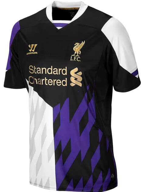 New Liverpool 3rd Kit 13/14- Black Purple Warrior Sports LFC Third