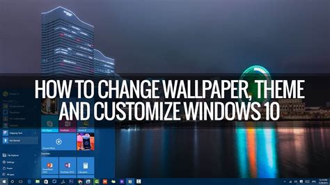 Here is how to change the background with a new wallpaper on your windows 10 computer in just a few short steps. How to Change Wallpapers, Themes, Lockscreen and Start in ...