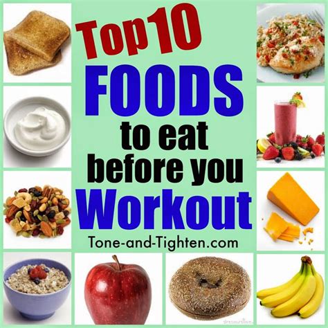 Get a list of good foods to eat after a challenging gym workout to ensure your body is properly fueled and you keep building muscle. Tone & Tighten: Top Ten Best Foods To Eat Before Working ...