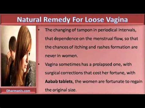 Natural Remedy For Loose Vagina Tightening Vagina Naturally Youtube