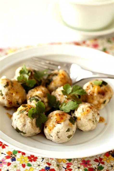 Boulettes de poulet à la thaï la Journée Marmiton les recettes