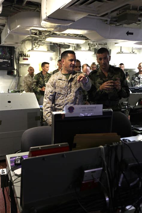 24th Marine Expeditionary Unit Hosts Key Leader Engagement With French