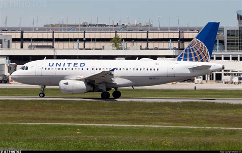 N808ua Airbus A319 131 United Airlines Azillion 737 Jetphotos
