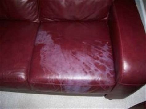 Leather upholstery dye cleaning is relatively easy and can be done with a single head. Repairing a Bleach Stain on Leather | ThriftyFun