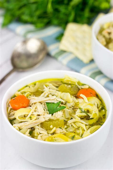 This is how i make chicken noodle soup when i don't have the time to make a complete homemade stock from scratch. Go-To Slow Cooker Chicken Noodle Soup ...