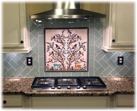 Kitchen backsplash tile mural on 6 ceramic tiles. Image result for italian tile backsplash murals | Kitchen ...