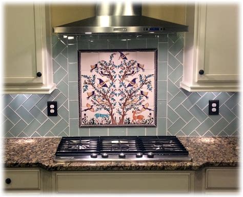 Unleash your creativity and create a unique kitchen backsplash, a stunning mural for your patio, a lovely corner in your bathroom. Image result for italian tile backsplash murals | Kitchen ...