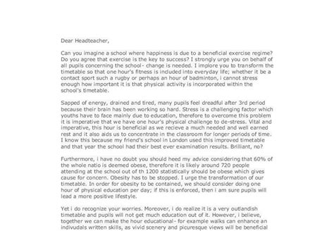️ Persuasive letter example for students. Student and ...