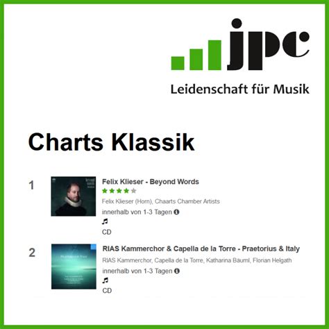jpc classic charts – Capella on Air