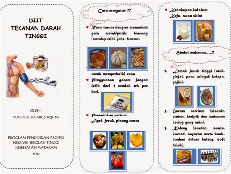 Ebook Ilmu Kesehatan Anak Pdf-LEAFLET DIIT HIPERTENSI