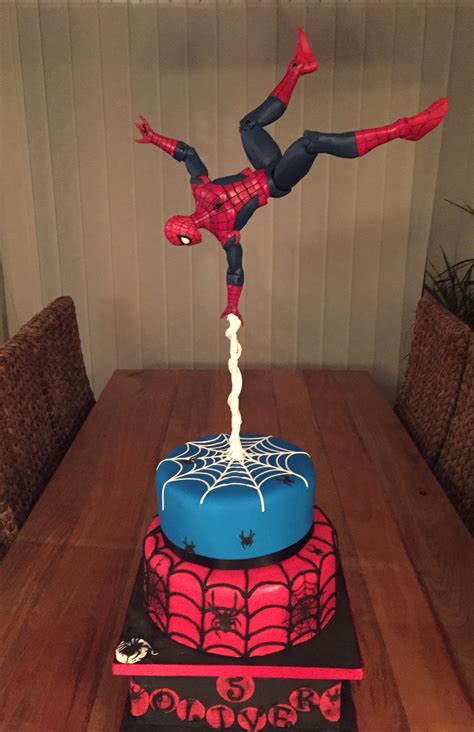 Birthday cakes can sometimes look tricky to make at home but we've got lots of easy birthday cake recipes and ideas for amateur bakers to make. Gravity defying Spider-Man cake by Olivia's Cake Boutique ...