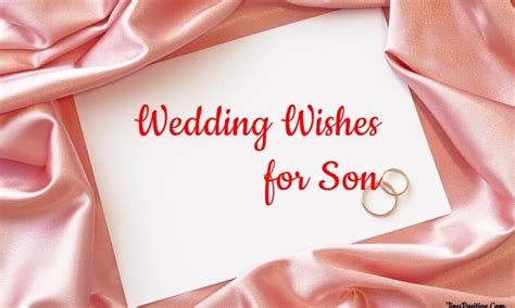 70 Wedding Wishes For Son Messages And Quotes Tiny Positive