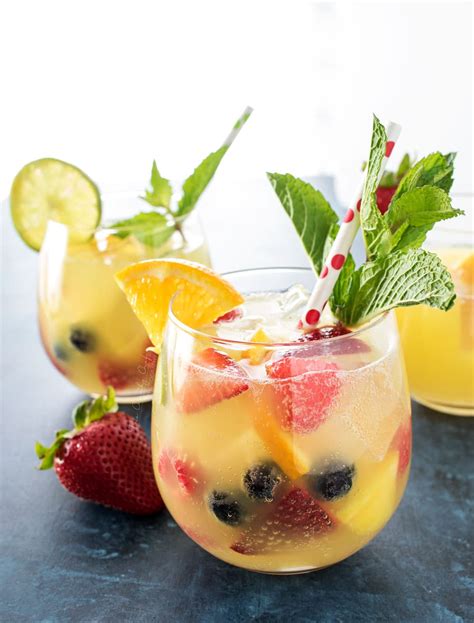 Frozen star fruit slices act as ice frozen star fruit slices act as ice cubes and become a fruity snack once they thaw out in this grapefruit soda blend. Fizzy Pineapple Punch - The Chunky Chef