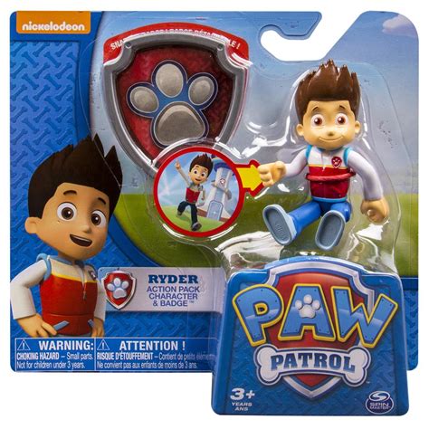 Paw Patrol Action Pack Pup And Badge Ryder Products Paw Patrol