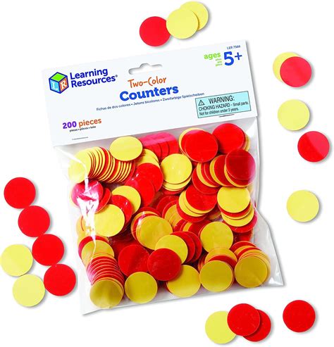 Learning Resources Two Color Counters Redyellow Educational Counting