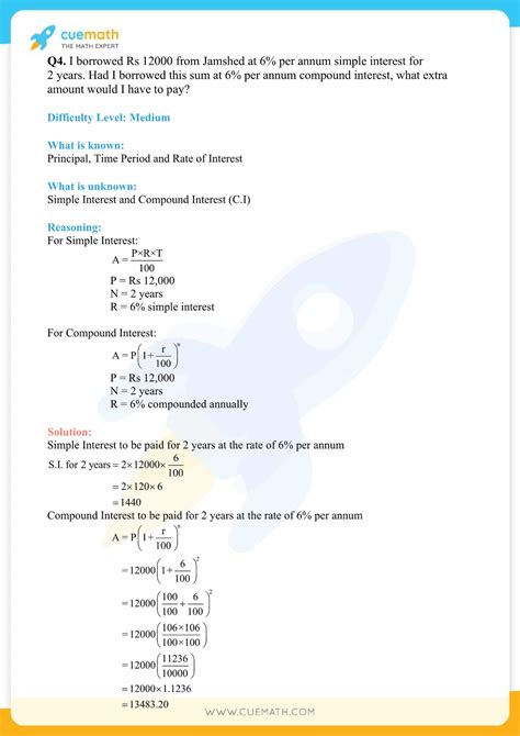 Ncert Solutions Class 8 Maths Chapter 8 Comparing Quantities Access Pdf