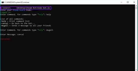 Make text stay as first line in cmd window